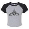 Women's Micro Rib Raglan Baby Tee Thumbnail