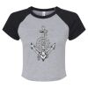 Women's Micro Rib Raglan Baby Tee Thumbnail