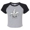 Women's Micro Rib Raglan Baby Tee Thumbnail
