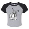 Women's Micro Rib Raglan Baby Tee Thumbnail