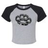 Women's Micro Rib Raglan Baby Tee Thumbnail