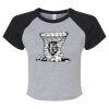 Women's Micro Rib Raglan Baby Tee Thumbnail