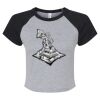 Women's Micro Rib Raglan Baby Tee Thumbnail