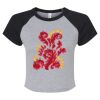Women's Micro Rib Raglan Baby Tee Thumbnail