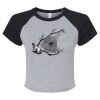 Women's Micro Rib Raglan Baby Tee Thumbnail