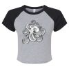 Women's Micro Rib Raglan Baby Tee Thumbnail