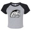 Women's Micro Rib Raglan Baby Tee Thumbnail