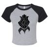 Women's Micro Rib Raglan Baby Tee Thumbnail