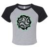 Women's Micro Rib Raglan Baby Tee Thumbnail