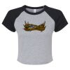 Women's Micro Rib Raglan Baby Tee Thumbnail