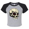 Women's Micro Rib Raglan Baby Tee Thumbnail