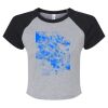 Women's Micro Rib Raglan Baby Tee Thumbnail