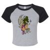 Women's Micro Rib Raglan Baby Tee Thumbnail