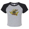 Women's Micro Rib Raglan Baby Tee Thumbnail