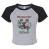 Women's Micro Rib Raglan Baby Tee Thumbnail