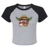 Women's Micro Rib Raglan Baby Tee Thumbnail
