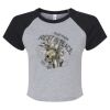 Women's Micro Rib Raglan Baby Tee Thumbnail