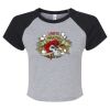 Women's Micro Rib Raglan Baby Tee Thumbnail