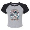Women's Micro Rib Raglan Baby Tee Thumbnail