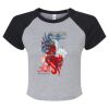 Women's Micro Rib Raglan Baby Tee Thumbnail