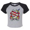 Women's Micro Rib Raglan Baby Tee Thumbnail