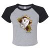 Women's Micro Rib Raglan Baby Tee Thumbnail