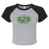 Women's Micro Rib Raglan Baby Tee Thumbnail