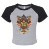 Women's Micro Rib Raglan Baby Tee Thumbnail