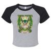 Women's Micro Rib Raglan Baby Tee Thumbnail