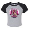 Women's Micro Rib Raglan Baby Tee Thumbnail