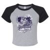 Women's Micro Rib Raglan Baby Tee Thumbnail