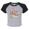 Women's Micro Rib Raglan Baby Tee Thumbnail