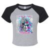 Women's Micro Rib Raglan Baby Tee Thumbnail