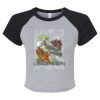 Women's Micro Rib Raglan Baby Tee Thumbnail