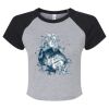 Women's Micro Rib Raglan Baby Tee Thumbnail