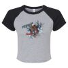 Women's Micro Rib Raglan Baby Tee Thumbnail