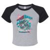 Women's Micro Rib Raglan Baby Tee Thumbnail