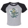 Women's Micro Rib Raglan Baby Tee Thumbnail