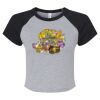 Women's Micro Rib Raglan Baby Tee Thumbnail