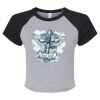 Women's Micro Rib Raglan Baby Tee Thumbnail