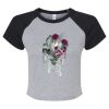Women's Micro Rib Raglan Baby Tee Thumbnail