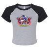 Women's Micro Rib Raglan Baby Tee Thumbnail