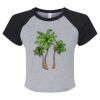 Women's Micro Rib Raglan Baby Tee Thumbnail