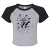 Women's Micro Rib Raglan Baby Tee Thumbnail
