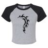Women's Micro Rib Raglan Baby Tee Thumbnail
