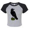 Women's Micro Rib Raglan Baby Tee Thumbnail