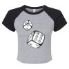 Women's Micro Rib Raglan Baby Tee Thumbnail