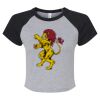 Women's Micro Rib Raglan Baby Tee Thumbnail