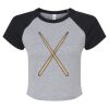 Women's Micro Rib Raglan Baby Tee Thumbnail