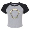Women's Micro Rib Raglan Baby Tee Thumbnail